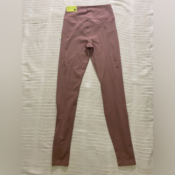 Women's Brushed Sculpt High Rise Pocket Leggings 28" All in Motion Clay Pink XS - Picture 4 of 5